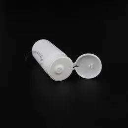 Bouteille en plastique de poudre de 80g pour l'emballage blanc de poudre de nettoyage de PE 50pcs / lot