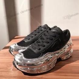 2023 Alta calidad Raf Simon Ozweego originales choque zapatos casuales rodillo para mujer para hombre zapatillas de deporte clásicas al aire libre zapatillas deportivas tennies ca