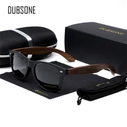 Black Walnut Sunglass Wood Polarized Sunglasses Men Glasses Men UV400 Protection Eyewear Wooden Original Box de sol 220514