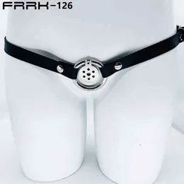 NXY Chastity Device Men's Short Metal Cb Lock Flat Penis Cage + Catheter Belt Fun Props 0416