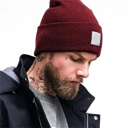 2021 moda personalizzata personalizzata lavorata a maglia Hip Hop cappello invernale caldo berretti uncinetto elasticità maglia berretti casual taglia unica montata