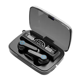 M19 TWS Bluetooth Earphone Wireless Headphones Intelligente Sport Phone Touch Touch Geatrobroof Gaming سماعات أذن LED Display M10 M17 M18