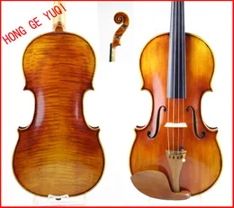 Stradivarius violin!! Antique oil varnish! The bridge!honggeyueqi