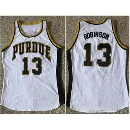 Nikivip #13 Glenn Robinson Purdue retro Boilermakers College Retro Basketball Jersey Mens Stitched Custom Number Name Jerseys
