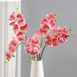 Konstgjorda blommor real touch simulering phalaenopsis orkidé blomma bröllop dekorativ blomma