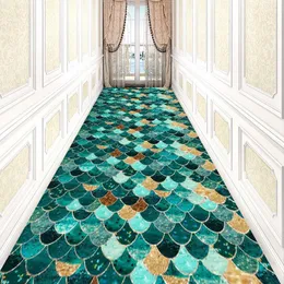 Carpets Reese 3D Visual Folk Pattern Lobby Living Room Porch Anti Slip Area Rugs Hallway Corridor Aisle Restaurant Wedding DecorCarpets