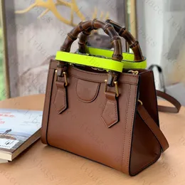 5a handväska designer väska kvinnor diana bambu mini tote äkta läder mode damer lyx axel väskor toppkvalitet kvinnor handväska pochette handväskor plånbok
