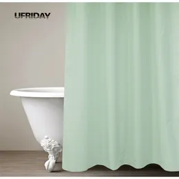 UFRIDAY Modern Fresh Mint Waterproof Shower Curtain Thicken Bathroom s Fashion Home Decor Bath for the T200711