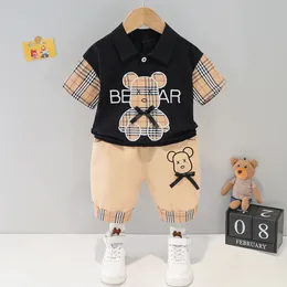 0-6 Years 100% Cotton Summer Boy Girl Clothing Sets 2022 Breathable Cartoon Shirt and Pant Kid Children Baby Toddler Clothes