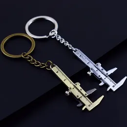 Creative Keychain Zinc Alloy Vernier Caliper Keychain Small Gift