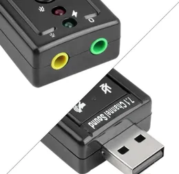 CM108 Mini USB 2.0 3D Esterno a 7.1 canali Audio Virtuale 12Mbps Adattatore scheda audio Audio Schede audio