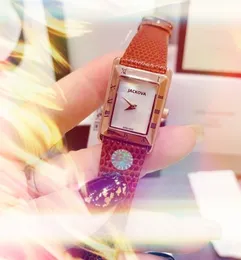 Popularny moda dla kobiet prostokąta kwarcowa zegarki 21x30 mm Wysokiej jakości luksusowy luksusowy zegar ze stali nierdzewnej 316L