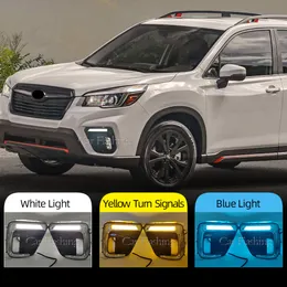 2st för Subaru Forester 2019 2020 2021 LED DRL DAGIME RUNNING LIGHT DAYLIGHT