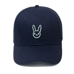 Bad Bunny Baseball Cap Men Spring Rapper Hip Hop Dad Hat 100% Cotton Gorras Unisex Вышитые костяные шляпы 2770