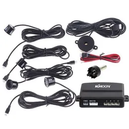 Auto Parksensor 4 Sensoren Auto Reverse Backup Radar Detektorsystem Kit Schall Alarm Alarmanzeige Sonde