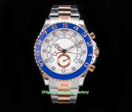 Gorąca sprzedaż Super Jakości Zegarki Chronograph Workin 44mm 116681 18K Rose Gold Ceramic Bezel Call.4161 Ruch Mechaniczny Automatyczny Mens Oglądaj męskie zegarki