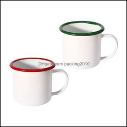 Mugs Drinkware Kitchen Dining Bar Home Garden 2st Office Emamel Coffee Vintage Water Cups Beverage Container Drop Delivery Dhirn