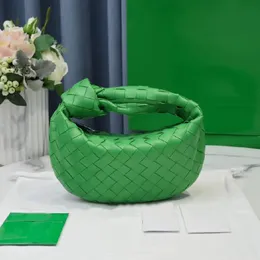 7a nova bolsa feminina de couro tecida Luxury Designer Brand Mini Original Batch Twist Nó Bag único ombro de ombro de tecela