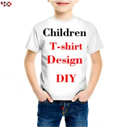 عائلة مجهزة ثلاثية الأبعاد DIY التصميم الشخصي للأطفال T Shirt صورة P O Star Singer Anime Boy Girl Tops M141 220706