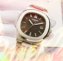Orologi meccanici automatici da uomo popolari quadrante quadrato 39mm cinturino in acciaio inossidabile 904L di alta qualità orologio da polso elegante e super luminoso montre de luxe