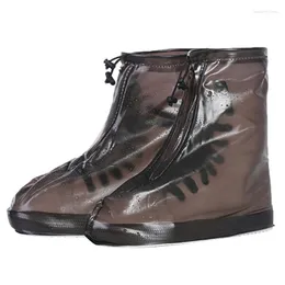 Skondelar tillbehör 1 par unisex vattentäta skor täcker lätt antislipning återupptagbar slitstyrka överskor lby2022