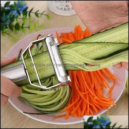 Narzędzia do warzyw owocowych kuchnia kuchnia jadalnia domowy ogród Wysokiej jakości stali nierdzewnej ziemniarki ogórek marchewka Jienne Peeler Veg