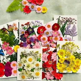 Декоративные цветы венки набор DIY сушеные смолы начинки для ультрафиолетового цветочного цветов для ногтей.