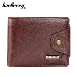 Varumärke Högkvalitativa korta män S plånbok med myntficka kvality läderväska för manlig restaureringskorthållare 220608