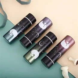 150ml Mini Cute Cartoon Thermos Double Wall Stainless Steel Vacuum Flask Insulated Termos Bottle Travel Portable Tumblers Cups 220423