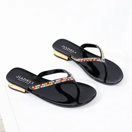 Summer Beach Shoe Slipper Fashion Women Slippers Flip Flops с стразами Women Sandals Casual Shoes 53SS#