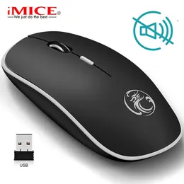 IICICE G-1600 2.4 GHz Sessiz Kablosuz Bilgisayar Fareler Gamer Ergonomik Optik Gürültüsüz Usb Fare PC Dizüstü Bilgisayar