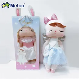 Dolls originais de 34 cm de brinquedos de pelúcia para meninas bebê fofo coelho lindo anjo angela luxuoso animais 220505