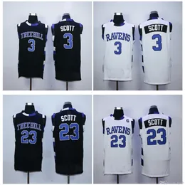 NC01 Toppkvalitet 1 3 Filmversionen av One Tree Hill Lucas Scott 23 Nathan Scott Jersey Double Stitched College Basketball Jerseys Size S-XXL