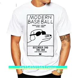 Masculino Precotton Roupas 100% Algodão Onepice Mens Modern Baseball Manga Curta Camiseta 220702