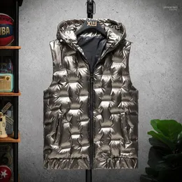 Mężczyzny przybycia kamizelki jesienne płaszcz zimowy bawełniany ciepła moda przystojna luźna swobodna swobodna rozmiar l xl 2xl 3xl 4xl kamizelki męskie phin22