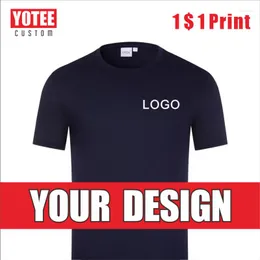 Men's T-Shirts Customized High-End Men's And Women's Company Brand Logo Design Embroidery High-Quality TopsMen's Mild22