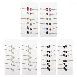 Szpilki broszki 24pcs muzułmański hidżab szalik pin Pearl Clip chusta szal