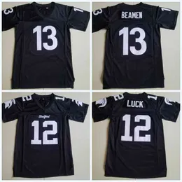 C202 Stitched Andrew Luck 12 Stratford High School Football Jersey Mens 13 Willie Beame Movie Jerseys Double Stitched Name and Number