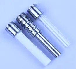 Rauchersatz 510 Gewinde 10 mm/14 mm/18 mm Titan-Keramik-Spitze Quarz-Banger-Nagel für Nektarsammler-Set