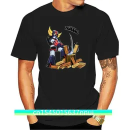 Camiseta Manga Parodia De UFO Robo Grendizer Футболка Летний стиль Модные мужские футболки 220702