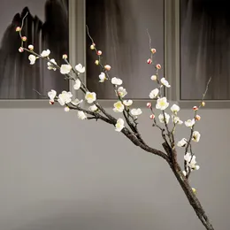 Dekorativa blommor kransar vinterplommon blomma heminredning konstgjord simulering bröllop dekoration inomhus bordsskiva ornament kreativa