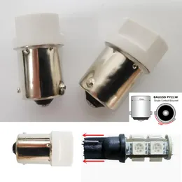 Belysningssystem Övrigt 1st T10 W5W 168 194 till 1156 BAU15S PY21W LED -ljuslamplampa Basomvandlare Adapter Transformator Socket Enkel kontakt