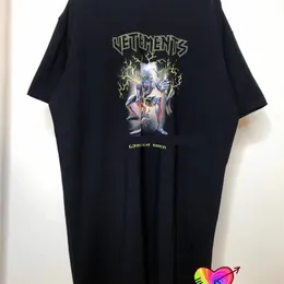 Życie po śmierci Vetements T Shirt Mężczyźni Kobiety 1 1 Wysokiej jakości Zły Spirit Graphic Druku