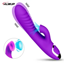 Leistungsstarker Vagina-Dildo-Vibrator, sexy Saugspielzeug für Frauen, Sauger, Klitoris, Oralabsaugung, G-Punkt-Einfügung, Produkte für Erwachsene