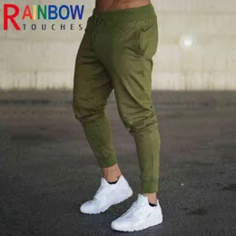 Pantalons pour hommes Rainbowtouches Sports Hommes Nouveau Style Casual Slim Zipper Pocket Side Stripe Impression Gym Sport Crayon Pantalon 100% Polyester T220909