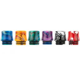 Mixed Color Epoxy Resin 810 drip tips in good price Mouthpiece For Vaporizer Atomizers TFV12 prince TFV8 Tank In Stock