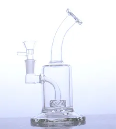 7,5 pollici TUTTO in vetro trasparente bong per acqua, pipa per fumo, sidecar, perc gorgogliatore per erbe secche JKL-XD