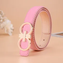 Belts Belts Children Belt Casual Pu Leather For Boys Girls Women Fashion Alloy Buckle Kids Pants Waistband IZUI