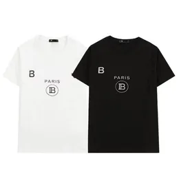 2022 Designer masculino impressão t camisetas preta designer de moda verão de alta qualidade de manga curta de manga curta S-5xl