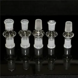 Курительный стеклянный адаптер для преобразователя бонга кальян от 10 мм до 14 мм мужской адаптер пирекса толщиной 18 мм.